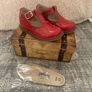 Footmates red patent leather maryjane